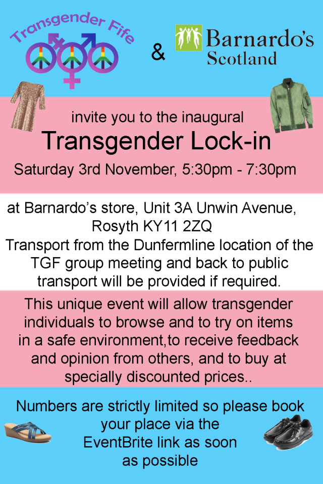 Transgender Lock-In Nov 2018 Flyer